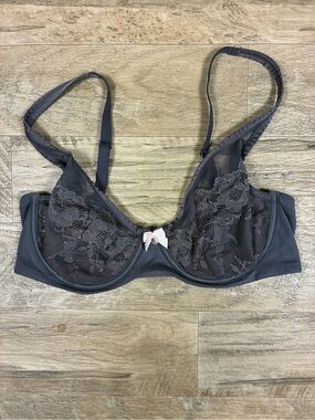 Victoria Secret Underwired Lace Unlined Demi Bra